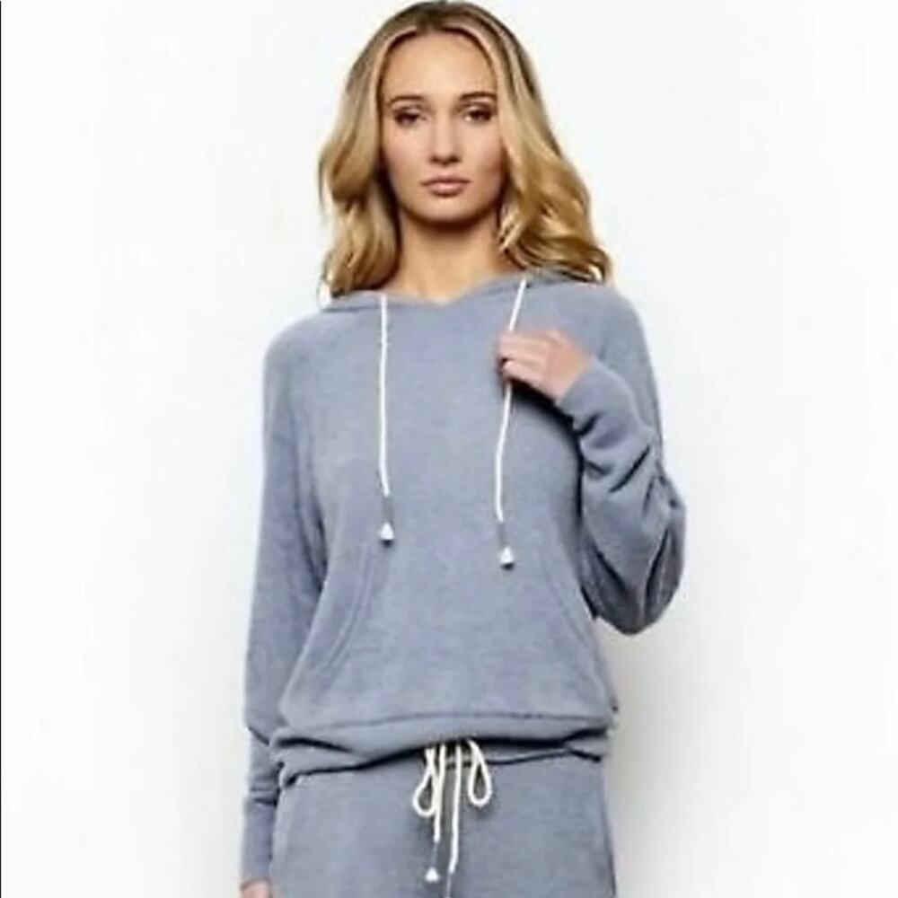 Young Fabulous & Broke YFB French Terry Hooded Sweatshirt Blue M